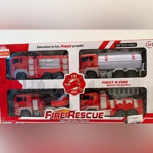 Fire Rescue Red Fire Fighting Truck